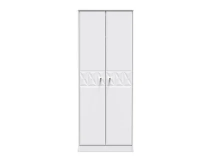 Welcome San Jose 2 Door Tall Double Hanging Wardrobe (Assembled)