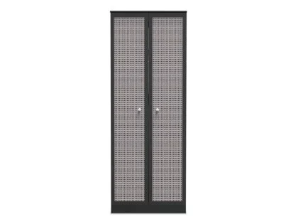 Welcome Rattan Look 2 Door Tall Double Wardrobe (Assembled)