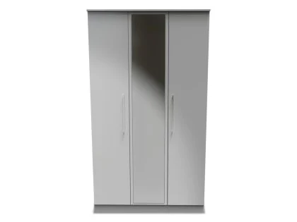 Welcome Worcester 3 Door Mirrored Triple Wardrobe (Assembled)