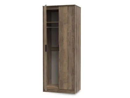 Welcome Hong Kong 2 Door Tall Double Wardrobe (Assembled)