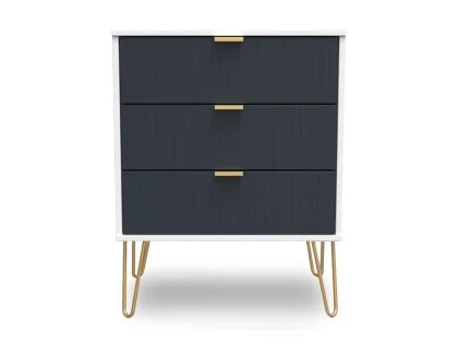 Welcome Linear 3 Drawer Midi Chest of Drawers (Assembled)