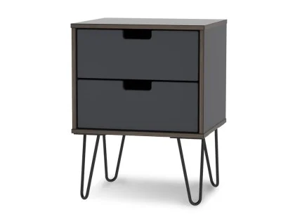 Welcome Shanghai 2 Drawer Bedside Table (Assembled) Welcome Shanghai 2 Drawer Bedside Table (Assembled)