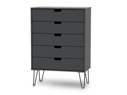 Welcome Shanghai 5 Drawer Chest of Drawers (Assembled) Welcome Shanghai 5 Drawer Chest of Drawers (Assembled)