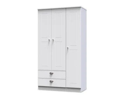 Welcome Victoria 3 Door 2 Drawer Triple Wardrobe (Assembled)