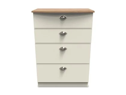 Welcome Victoria 4 Drawer Deep Chest of Drawers (Assembled)