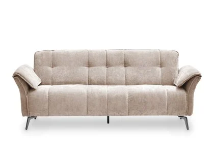 Seconique Amalfi Champagne Fabric 3 Seater Sofa