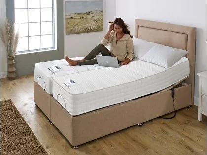 Flexisleep Leyburn Pocket and Gel Pocket 1000 Dual Tension Electric Adjustable Bed Flexisleep Leyburn Pocket and Gel Pocket 1000 Dual Tension Electric Adjustable Bed