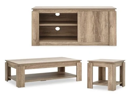 GFW Canyon Oak 3 Piece Living Room Furniture Set GFW Canyon Oak 3 Piece Living Room Furniture Set