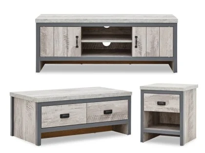 GFW Boston Grey Wood Effect 3 Piece Living Room Furniture Set GFW Boston Grey Wood Effect 3 Piece Living Room Furniture Set
