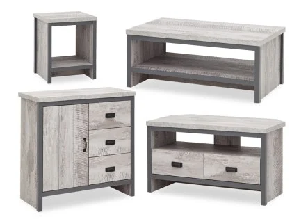 GFW Boston Grey Wood Effect 4 Piece Small Living Room Furniture Set GFW Boston Grey Wood Effect 4 Piece Small Living Room Furniture Set