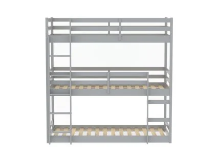 Birlea Tressa 3ft Grey Wooden Triple Bunk Bed Frame