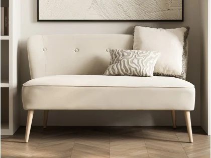 LPD Beau Sand Fabric 2 Seater Sofa LPD Beau Sand Fabric 2 Seater Sofa