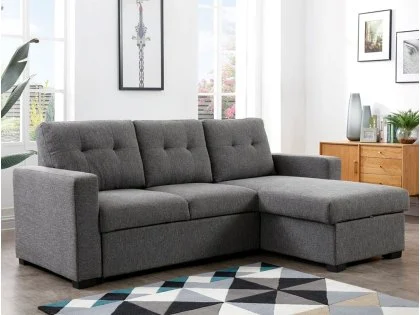 Kyoto Hampton Textured Weave Corner Sofa Bed Kyoto Hampton Textured Weave Corner Sofa Bed