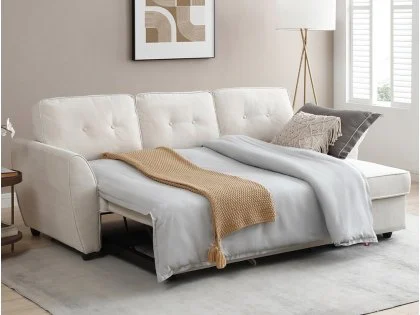 Kyoto Willow Natural Weave Corner Sofa Bed