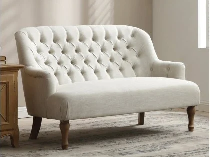 Kyoto Bianca Cream Linen 2 Seater Sofa Kyoto Bianca Cream Linen 2 Seater Sofa