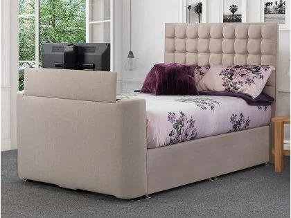 Sweet Dreams Vision Classic Fabric TV Divan Bed Sweet Dreams Vision Classic Fabric TV Divan Bed
