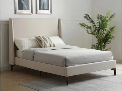 Kyoto Denver Natural Fabric Bed Frame Kyoto Denver Natural Fabric Bed Frame
