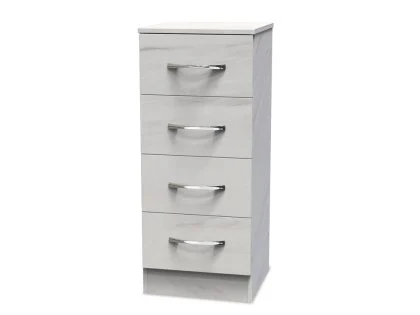 Welcome Avon 4 Drawer Tall Narrow Chest of Drawers (Assembled)