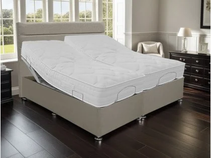 Willow & Eve Copper Memory Pocket 2000 Electric Adjustable 6ft Super king Size Bed (2 x 3ft)