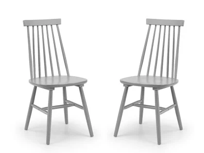 Julian Bowen Alassio Grey Wooden Dining Chair