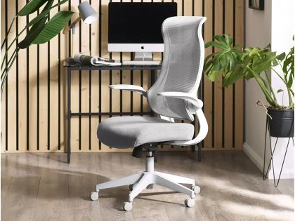 Julian Bowen Archer Grey Mesh Office Chair Julian Bowen Archer Grey Mesh Office Chair