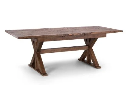 Julian Bowen Chatsworth 180cm Reclaimed Pine Extending Dining Table