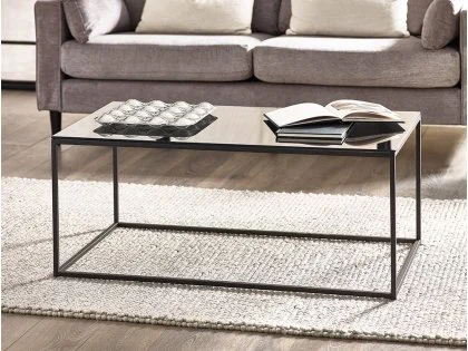 Julian Bowen Chicago Smoked Glass Coffee Table Julian Bowen Chicago Smoked Glass Coffee Table