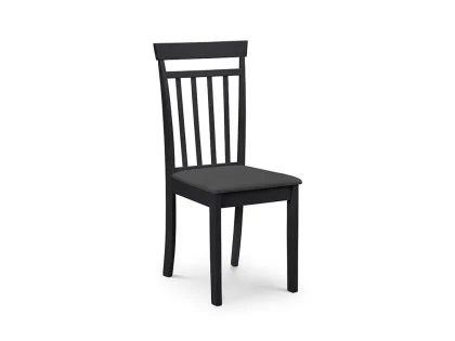 Julian Bowen Coast Black Wooden Dining Chair