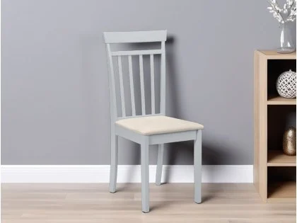 Julian Bowen Coast Grey Wooden Dining Chair Julian Bowen Coast Grey Wooden Dining Chair