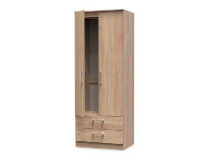 Welcome Devon 2 Door 2 Drawer Tall Double Wardrobe (Assembled)