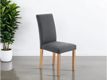 Julian Bowen Hastings Grey Fabric Dining Chair Julian Bowen Hastings Grey Fabric Dining Chair