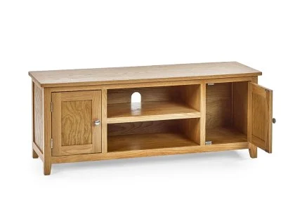 Julian Bowen Mallory Oak 2 Door TV Cabinet