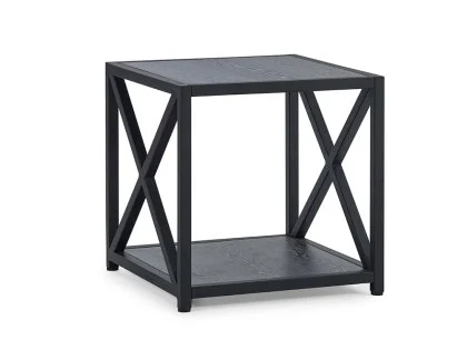 Julian Bowen Lima Black Ash Lamp Table