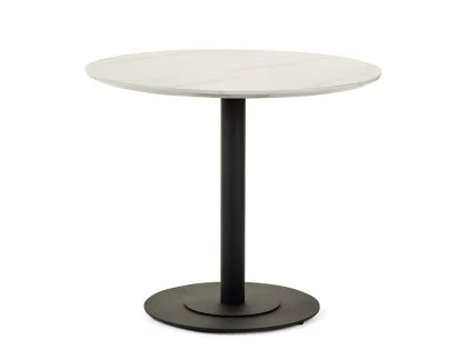 Julian Bowen Luca 80cm Marble Effect Dining Table