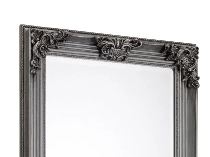 Julian Bowen Rococco Pewter Lean-To Mirror