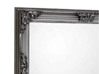 Julian Bowen Rococco Pewter Wall Mirror