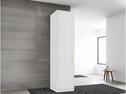 LPD Austen White 1 Door Wardrobe LPD Austen White 1 Door Wardrobe