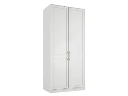 LPD Austen White 2 Door Wardrobe