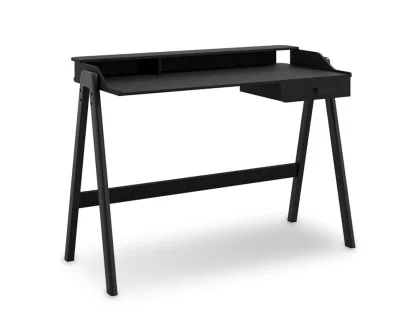 LPD Lark Black 1 Drawer Study Desk