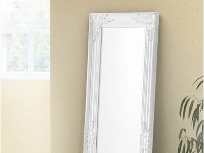 Julian Bowen Palais White Wall Mirror