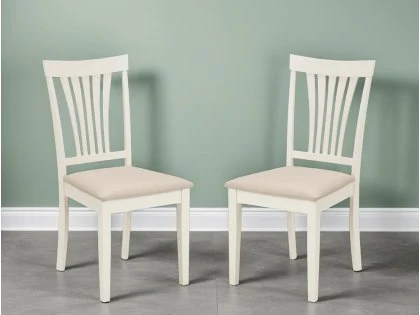 Julian Bowen Stanmore Set of 2 Ivory Dining Chairs Julian Bowen Stanmore Set of 2 Ivory Dining Chairs