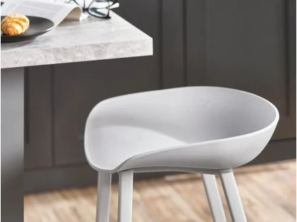 Julian Bowen Renzo Grey Bar Stool