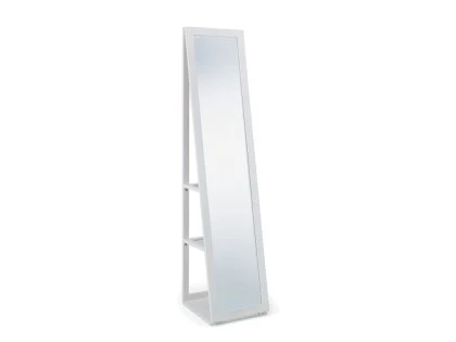 Julian Bowen Fresco White Storage Mirror