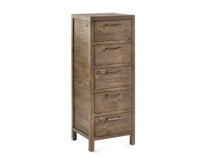 ASC Hatton Reclaimed Pine 5 Drawer Tall Chest of Drawers (Assembled)