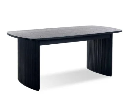 Julian Bowen Louis 180cm Black Ash Extending Dining Table