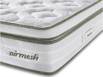 Silentnight Eco Comfort Airmesh Mirapocket 3000 Pillowtop 6ft Super King Size Mattress