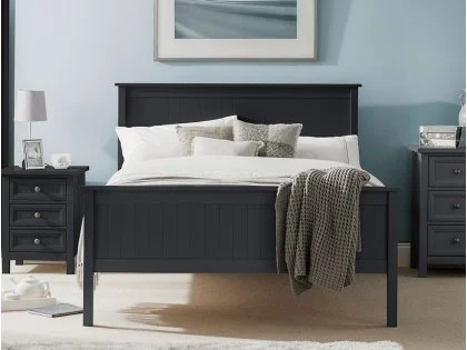 Julian Bowen Maine 4ft6 Double Anthracite Wooden Bed Frame