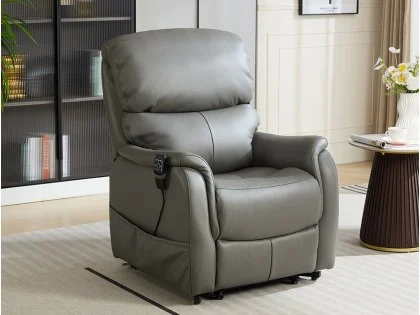 ASC Newton Dual Motor Leather Riser Recliner Chair