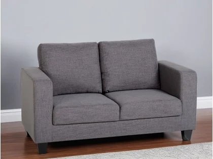 Seconique Tempo Grey Fabric 2 Seater Sofa Seconique Tempo Grey Fabric 2 Seater Sofa