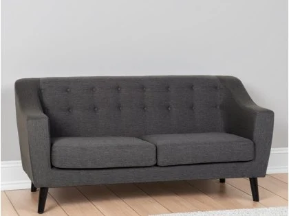 Seconique Ashley Grey Fabric 3 Seater Sofa Seconique Ashley Grey Fabric 3 Seater Sofa